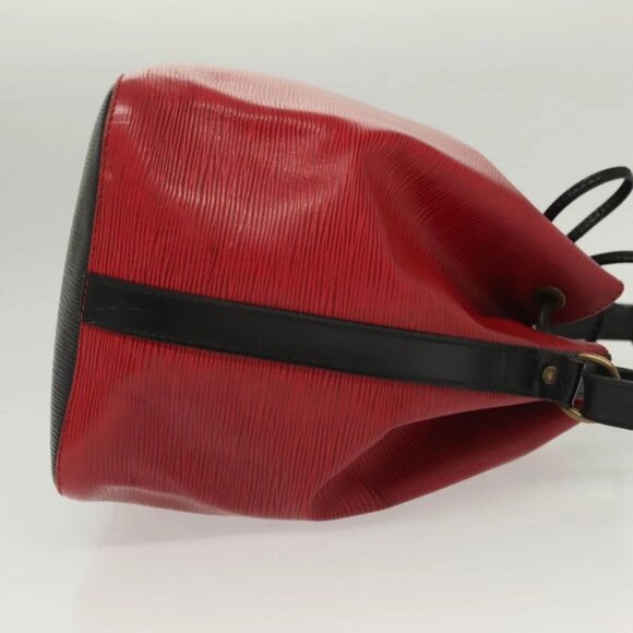 LOUIS VUITTON Epi Petit Noe Bag BiColor Black Red - Picture 3 of 15